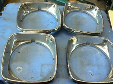 1974 Ford T-Bird Thunderbird Set of Headlight Trim Rings Doors 