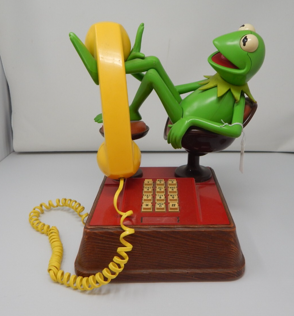 カーミット　電話 80s Kermit Phone / カーミット 電話 - TOYS & JUNKS HAKIDAME