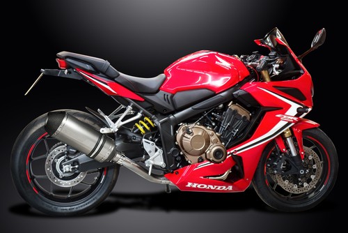Honda CBR650R 2019-2021 Complete Exhaust 4-1 10" X-Oval Titanium Muffler - Bild 5 von 5