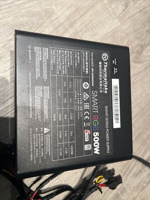 Thermaltake 500W Smart-Netzteil - RGB/Schwarz (PS-SPR-0500NHSAWE-1)