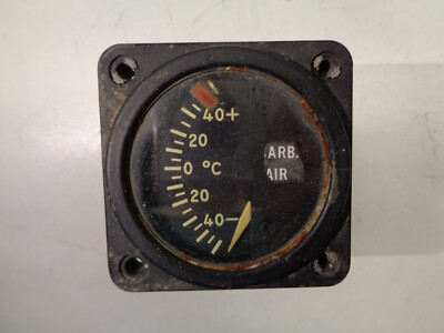 AIRCRAFT ELECTRIC TEMP INDICATOR 147B30A SA MS28008-1 BY LEWIS ENGINEERING 