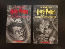 Harry Potter - Sorcerer's Stone & Chamber Of Secrets J.K. Rowling Alt Art PB