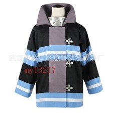 Costume vestito unisex Vigili del Fuoco Shinra Kusakabe uniforme cosplay
