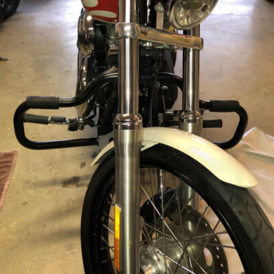 Engine Guard Highway Crash Bar MOFUN 1.25'' For 2006-2017 Harley Dyna FXDF FXDL