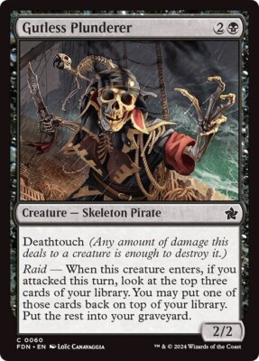GUTLESS PLUNDERER x4 mtg NM-M Foundations 4 Common