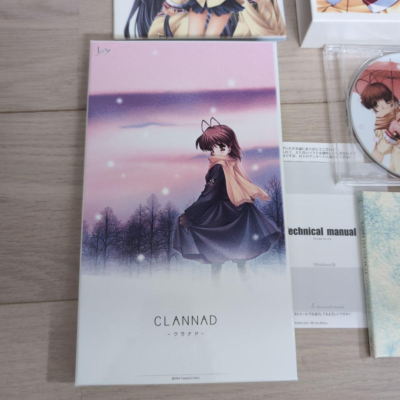 AngelBeats CLANNAD PCゲーム セット売り CLANNAD First Limited Edition Japanese PC Game KEY Visual Novel