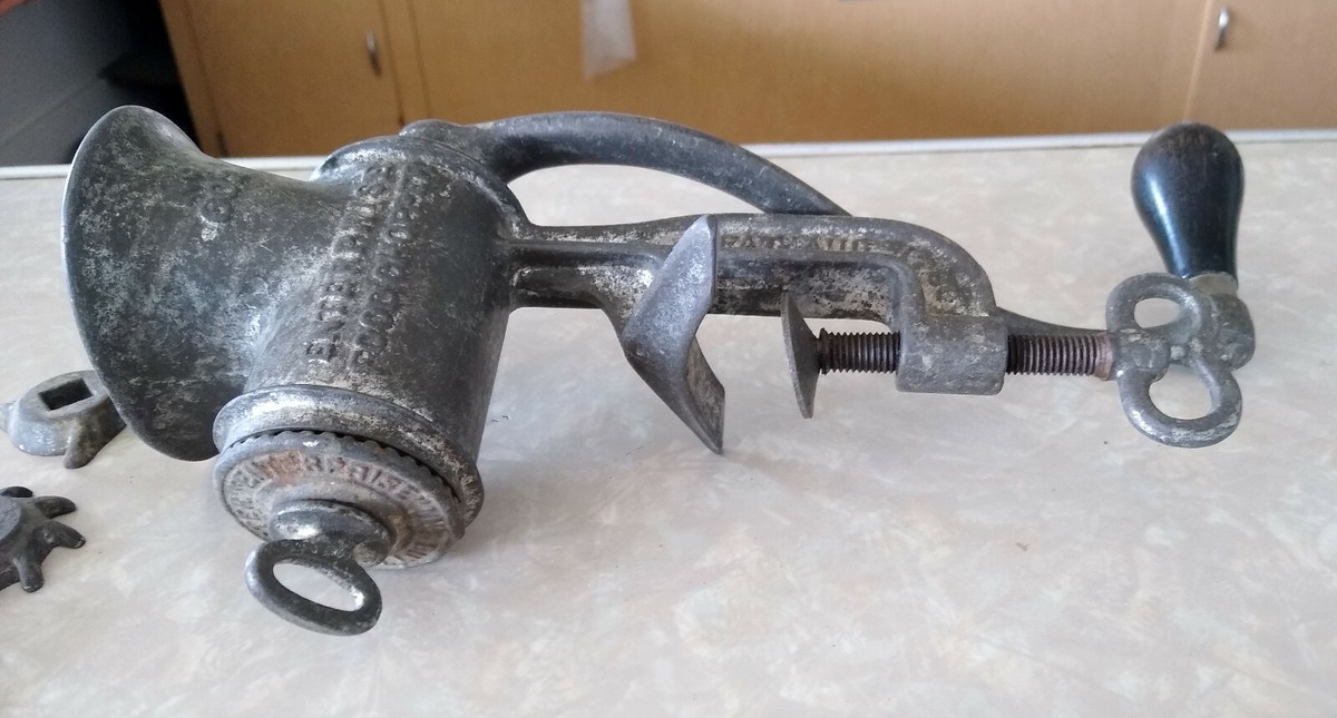 Antique Cast Iron Enterprise Food Chopper Meat Grinder No 60 Pat