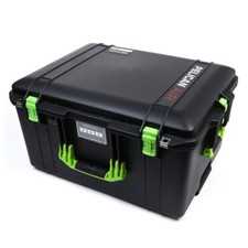 Black  Lime Green Pelican 1607 Air case with foam.