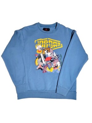 Air Jordan Sport Logo DNA Fleece Crewneck Blue Men's SZ SM DC9615-415 New Nike