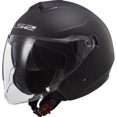 JET HELMET LS2 OF573 TWISTER II DOUBLE VISOR SINGLE MONO MATT BLACK 305733011