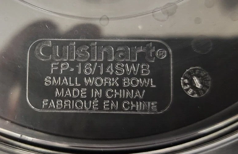 Cuisinart Food Processor FP-16/14SWB Replacement 3 Cup Small Work Bowl ONLY - Image 4 of 4