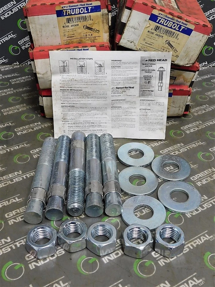 NUEVO Lote de 30 anclajes de cuña Trubolt TW Ramset/Red Head WS-7860 7/8 X 6 Foto 2 de 3