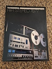 Original Tandberg Hifi Stereo 1976/1977 Catalog Product Line Brochure Tcd Reel