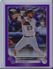 2022 Topps Chrome Update Series Purple Refractor - Singles - You Pick Your Card