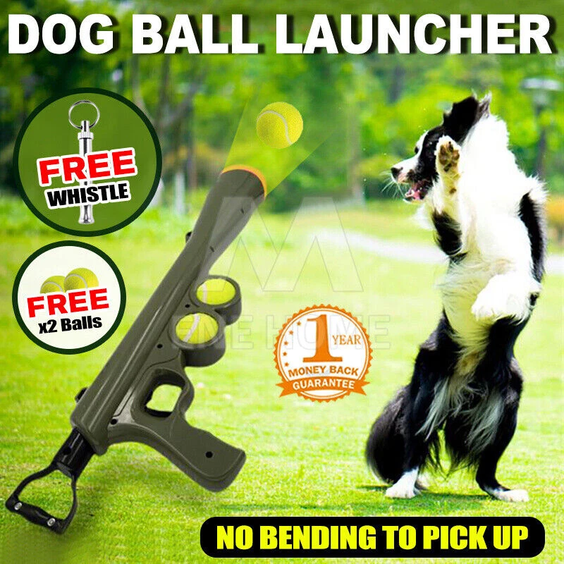 Dog Tennis Ball Launcher Pet Play