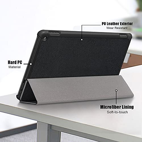 Tablet Case for All New Amazon Fire HD 10(13th Gen, 2023 Release), with Black - Picture 8 of 8