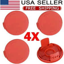 4x Red Grass Eater Spool Cap Cover For Hyper Tough Trimmer HT19-401-003-06 HOT
