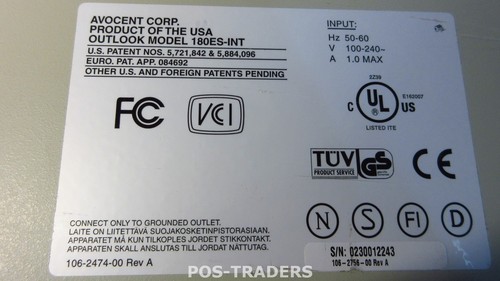Interrupteur KVM monté en rack Avocent OutLook 180ESINT 8 ports PS/2 en cascade - Photo 3/3