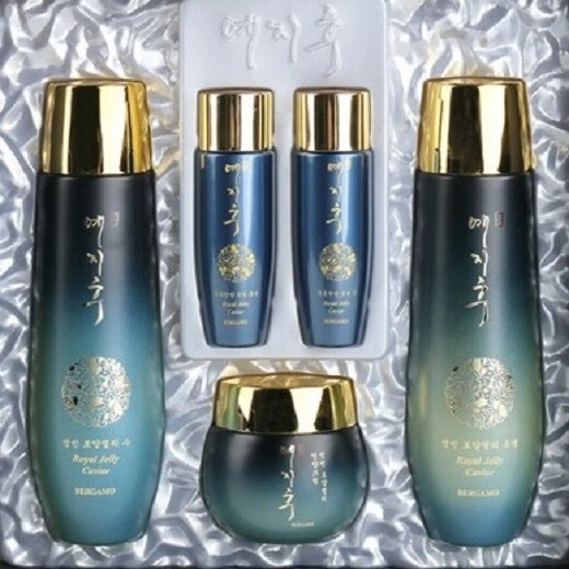 Korea cosmetic yezihu Royal jelly 3pcs set skin Emulsion cream - Image 2 of 2
