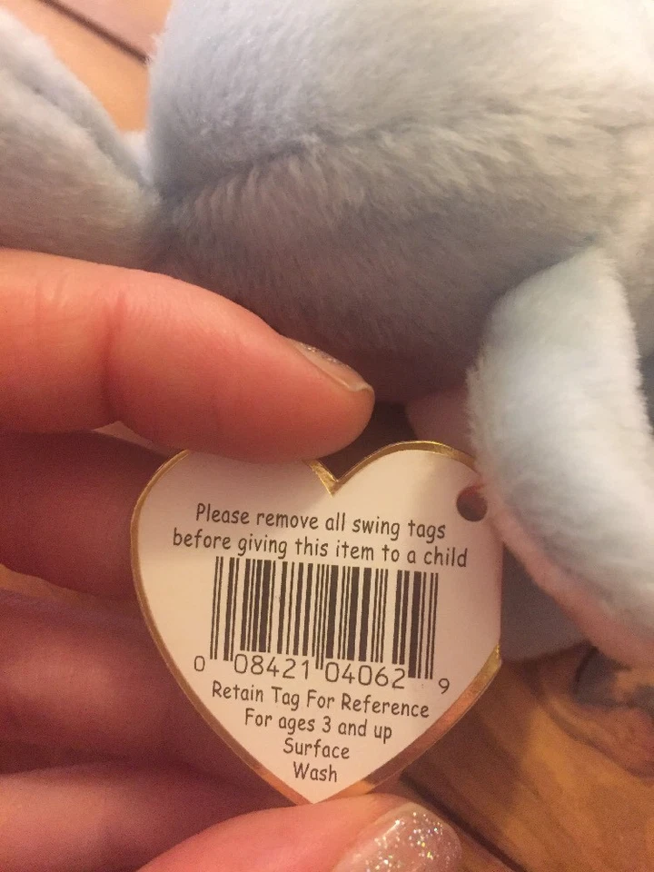 Ty Beanie Baby Peanut 1995 Original USA - Bild 3 von 4