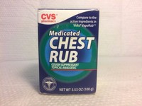 Cvs Pharmacy Medicated Chest Rub Cough Suppressant Topical Analgesic 3.53 Oz Cvs Pharmacy Medicated Chest Rub Cough Suppressant Topical Analgesic 3.53 Oz