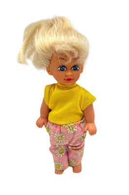 Kid Kore Vintage 1995 Doll Blonde Hair Blue Eyes 5'' Doll