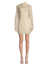 Free People Embroidered Mini Dress