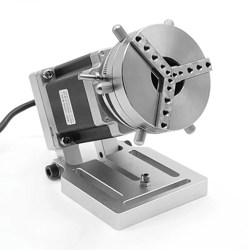 Faser-Laser-Markierung Maschine Ring Schmuck Drehachse 90 Grad Winkel Einstellen - Bild 4 von 4
