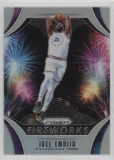 2019-20 Panini Prizm Fireworks Silver Prizm Joel Embiid #15 6o3
