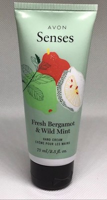 Avon Senses Fresh Bergamot & Wild Mint Hand Cream 2.5oz Discontinued