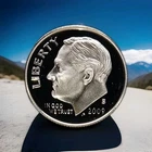 2009-S Roosevelt Dime 90% Silver Deep Cameo Proof - you will receive coin shown