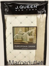 J. Queen New York Garden View EURO Embroidered Pillowshams Spa