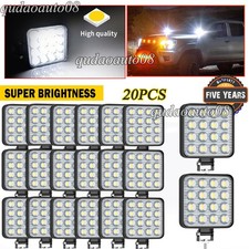 3.3" LED Work Light Flood SPOT Lights For Truck Off Road Tractor ATV Square 48W
