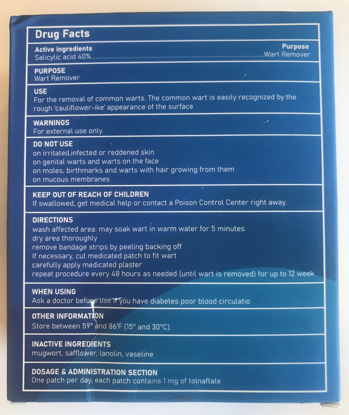 30 Wart Remover Pads Maximum Strength One Step Bandages for Hands Feet Fingers