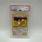 2000 1st Edition Gym Challenge LT. Surges Eevee #51 PSA 8