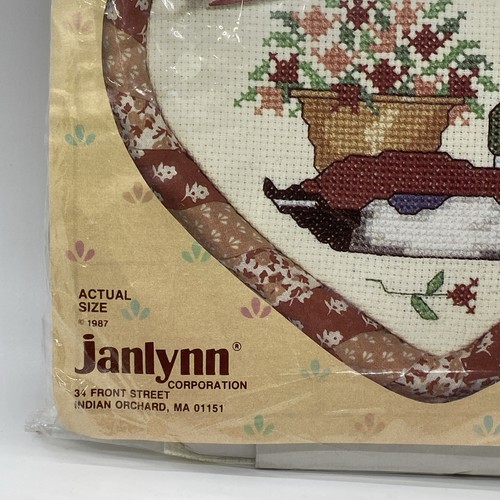 Janlynn Counted Cross Stitch Kit Mallard Duck Rag Wrap 02-63 New Vintage - Picture 3 of 4