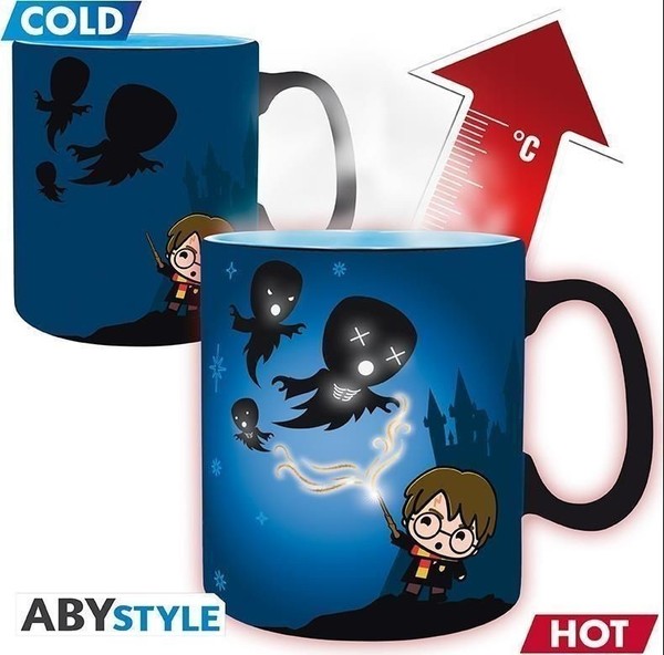 Gadget -D- Harry Potter: Abystyle - Expecto (Mug Heat Change 460 Ml / Tazza Term-image