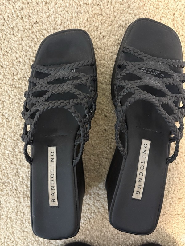 Bandolino Braided Platforms Size 8