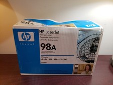 HP 98A 92298A Black Toner Cartridge for LaserJet 4 4 4M 4M 5 Sealed OEM
