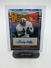 LEROY KELLY 2025 Prizm Navy Camo Flashback Auto /25 Cleveland Browns #FLA-LKY