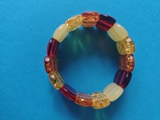 Verstellbares Armband aus verschmolzenem Bern...