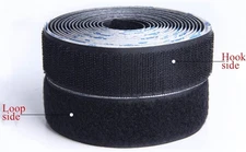 3M Hook and Loop Tape with Adhesive, Heavy Duty Self Sticky Interlocking Tape, S