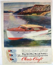 Chris Craft "Tomorrow command your own" print ad