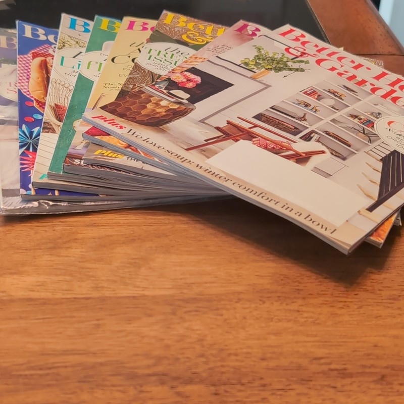 Better Homes and Gardens Magazine Lot Multiple Issues English Home & Garden