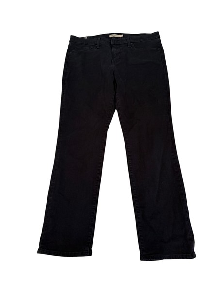 Levi's 312 Womens Size 32 Black Shaping Slim Jeans Good Condition