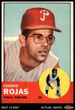 1963 Topps #221 Cookie Rojas Phillies RC 3 - VG
