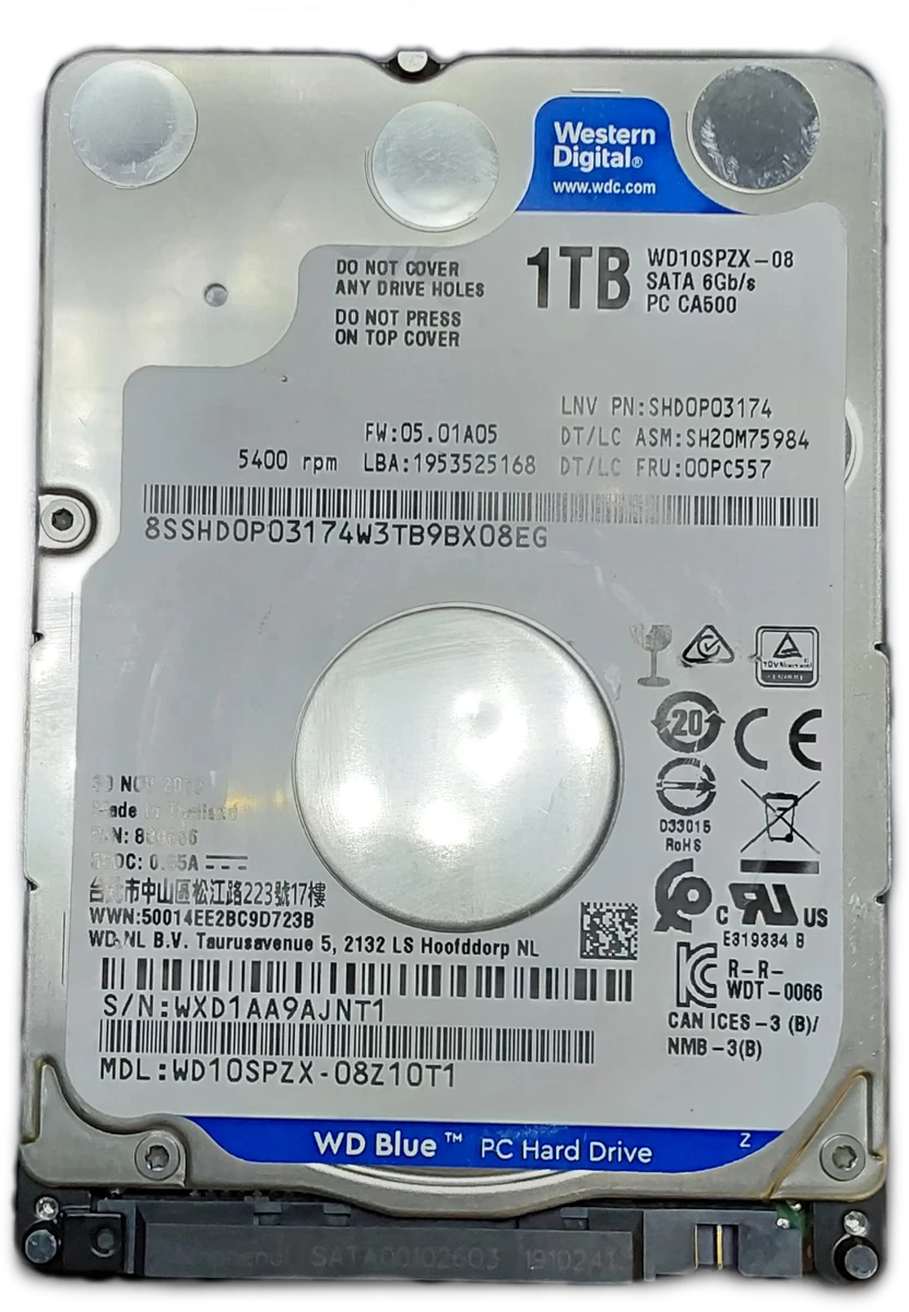 WD Blue WD10SPZX 1TB 2.5