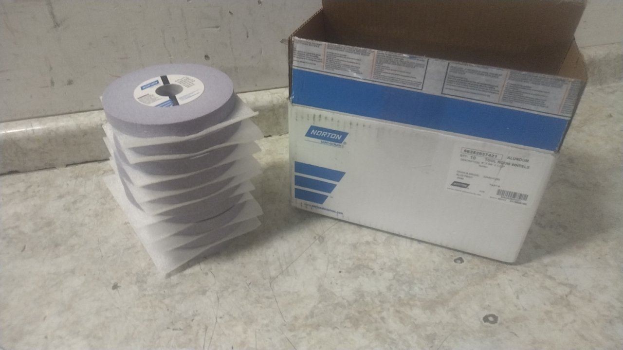Norton 66252837421 10 Pk 6 In Diameter Type 1 Straight Grind