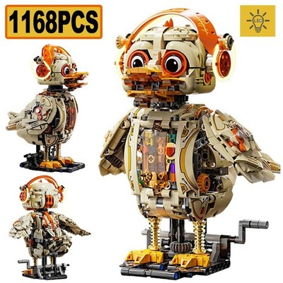 Mechanische Ente Modellbau Bausteine Technik Ziegel Technik Spielzeug