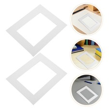 20 Pcs White Precut Picture Frame Mat Paper 10 Inch Photo Mounting Board